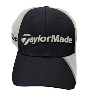 TaylorMade‎ SLDR Tour Preferred Fitted Golf Cap Hat White Black